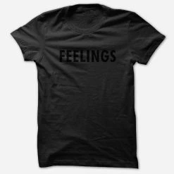 Julia Nunes Feelings Black Poly-Cotton T-Shirt New Merch