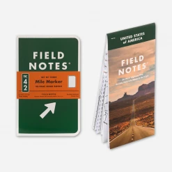 Field Notes Mile Marker 3-Pack & Companion National Highway Map