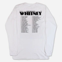 Whitney New Merch Forever Turned Around Tour White Long Sleeve 6 Whitney New Merch Forever Turned Around Tour White Long Sleeve