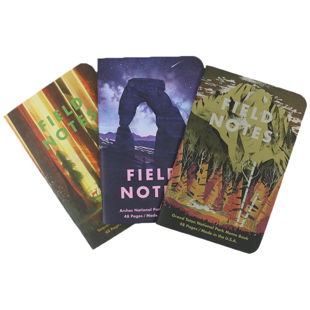Field Notes National Parks 3-Pack New Merch 6 Field Notes National Parks 3-Pack New Merch