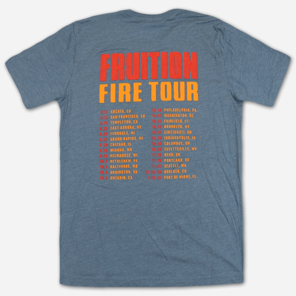 Fruition New Merch Flaming Man Unisex Heather Blue T-Shirt 3 Fruition New Merch Flaming Man Unisex Heather Blue T-Shirt