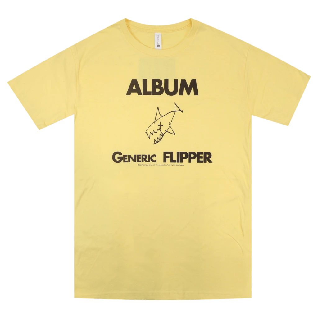 Album Generic Flipper Yellow T-Shirt 4 Album Generic Flipper Yellow T-Shirt