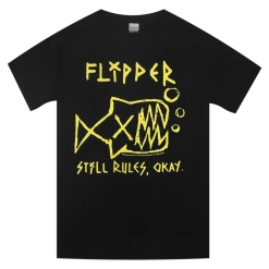 Flipper New Merch Still Rules Black T-Shirt