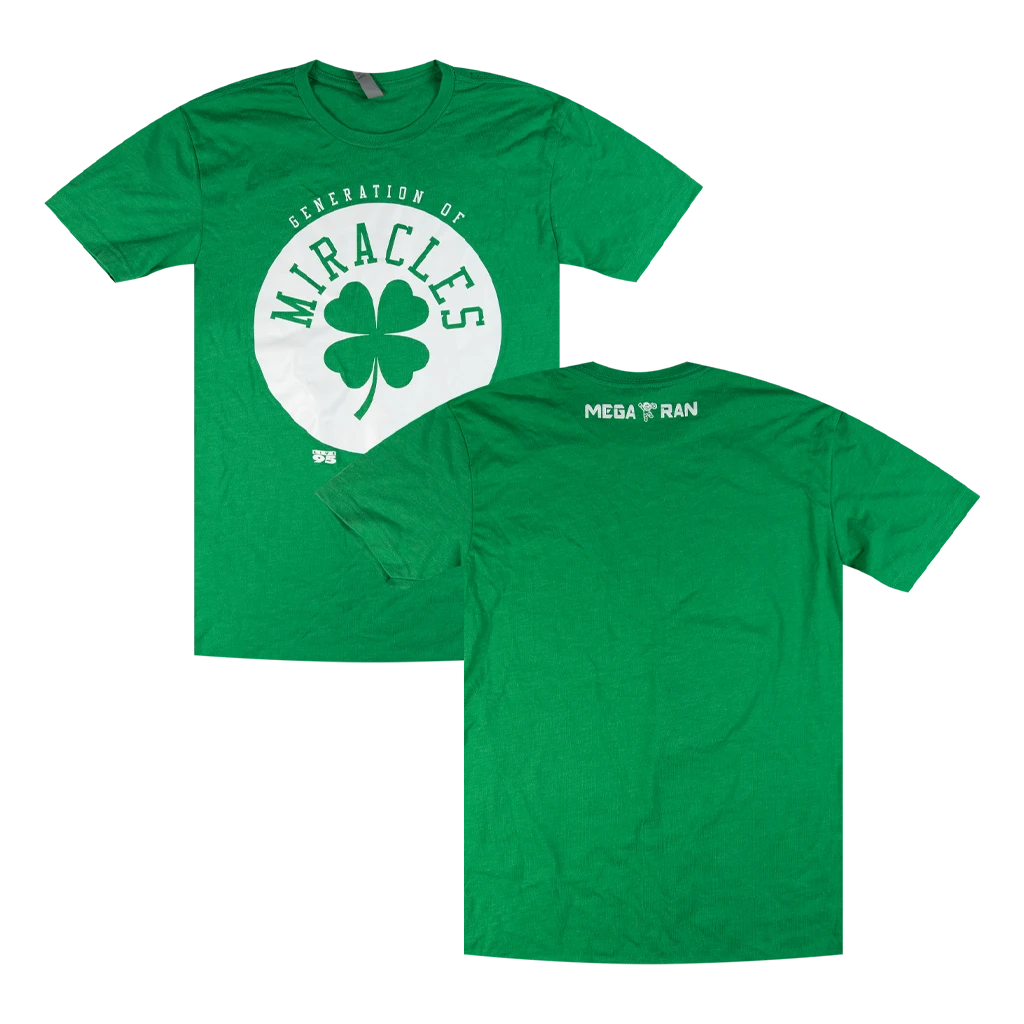 Mega Ran Generation Of Miracles Green T-Shirt New Merch 1 Mega Ran Generation Of Miracles Green T-Shirt New Merch