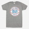 Delta Spirit New Merch Basketball Heather Grey Tri-Blend