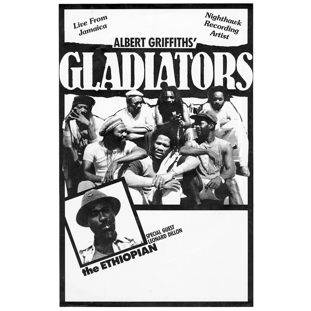 Omnivore Recordings New Merch Ethiopian & Gladiators - Vintage Tour Poster 1 Omnivore Recordings New Merch Ethiopian & Gladiators - Vintage Tour Poster