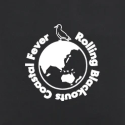Rolling Blackouts Coastal Fever New Merch Globe Black T-Shirt
