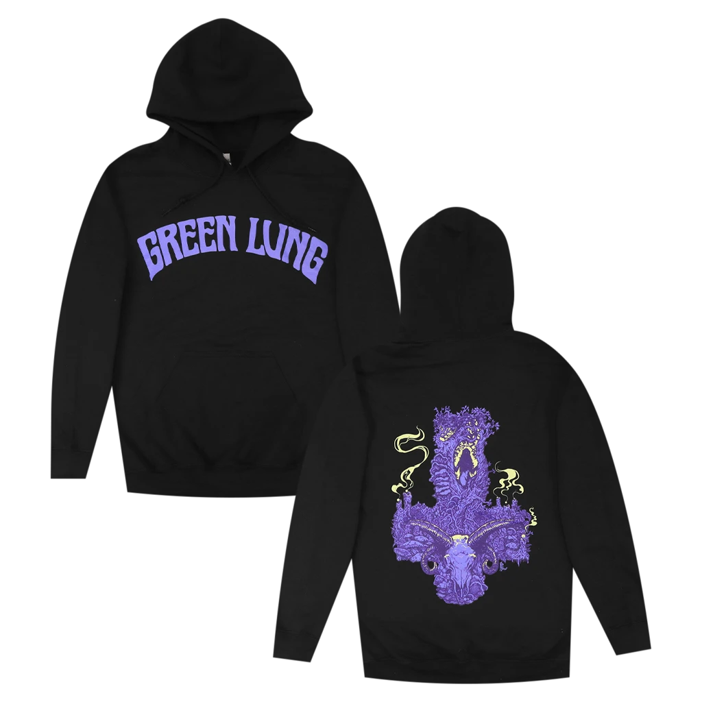 Green Lung Wildwood Cross Black Hoodie 1 Green Lung Wildwood Cross Black Hoodie