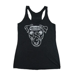 Edie Brickell & New Bohemians Hunter Logo Racerback Vintage Black Tank 8 Edie Brickell & New Bohemians Hunter Logo Racerback Vintage Black Tank