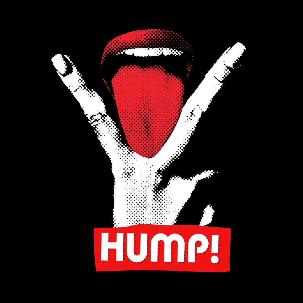 Hump! New Merch Tongue Black T-Shirt 2 Hump! New Merch Tongue Black T-Shirt