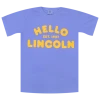 Hello Merch Hello Lincoln Periwinkle T-Shirt