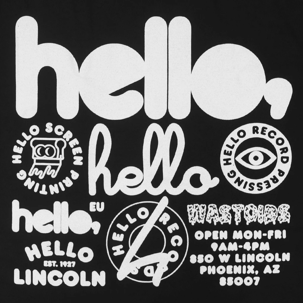 Hello Merch Hello Family 2021 Black T-Shirt 3 Hello Merch Hello Family 2021 Black T-Shirt