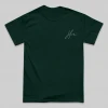 Her's New Merch Script Forest Green T-Shirt