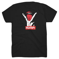 Hump! New Merch Tongue Black T-Shirt