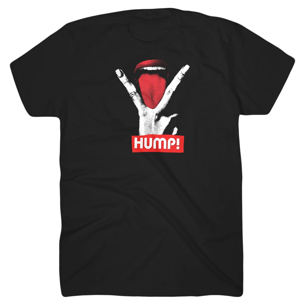 Hump! New Merch Tongue Black T-Shirt 1 Hump! New Merch Tongue Black T-Shirt