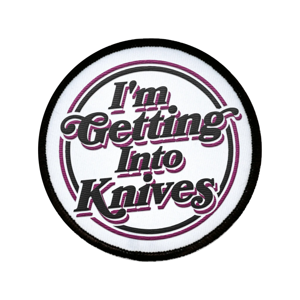 The Mountain Goats New Merch I'm Getting Into Knives Patch 1 The Mountain Goats New Merch I'm Getting Into Knives Patch