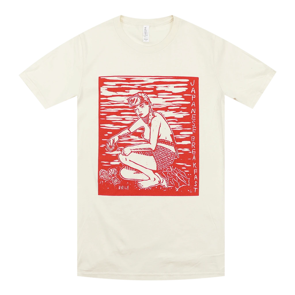 Japanese Breakfast Diver Cream T-Shirt 1 Japanese Breakfast Diver Cream T-Shirt