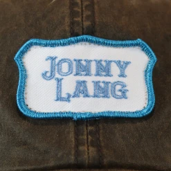 Jonny Lang Patch Brown Mesh Hat New Merch