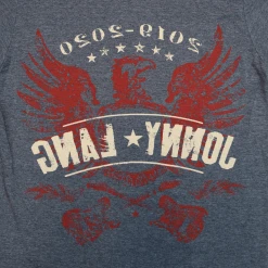 Jonny Lang Eagle 2019-2020 Heather Blue T-Shirt