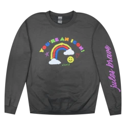 Jules Brave You're An Icon Charcoal Sweatshirt New Merch