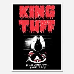 King Tuff Limited Edition 2014 Black Moon Spell Screen Print Poster