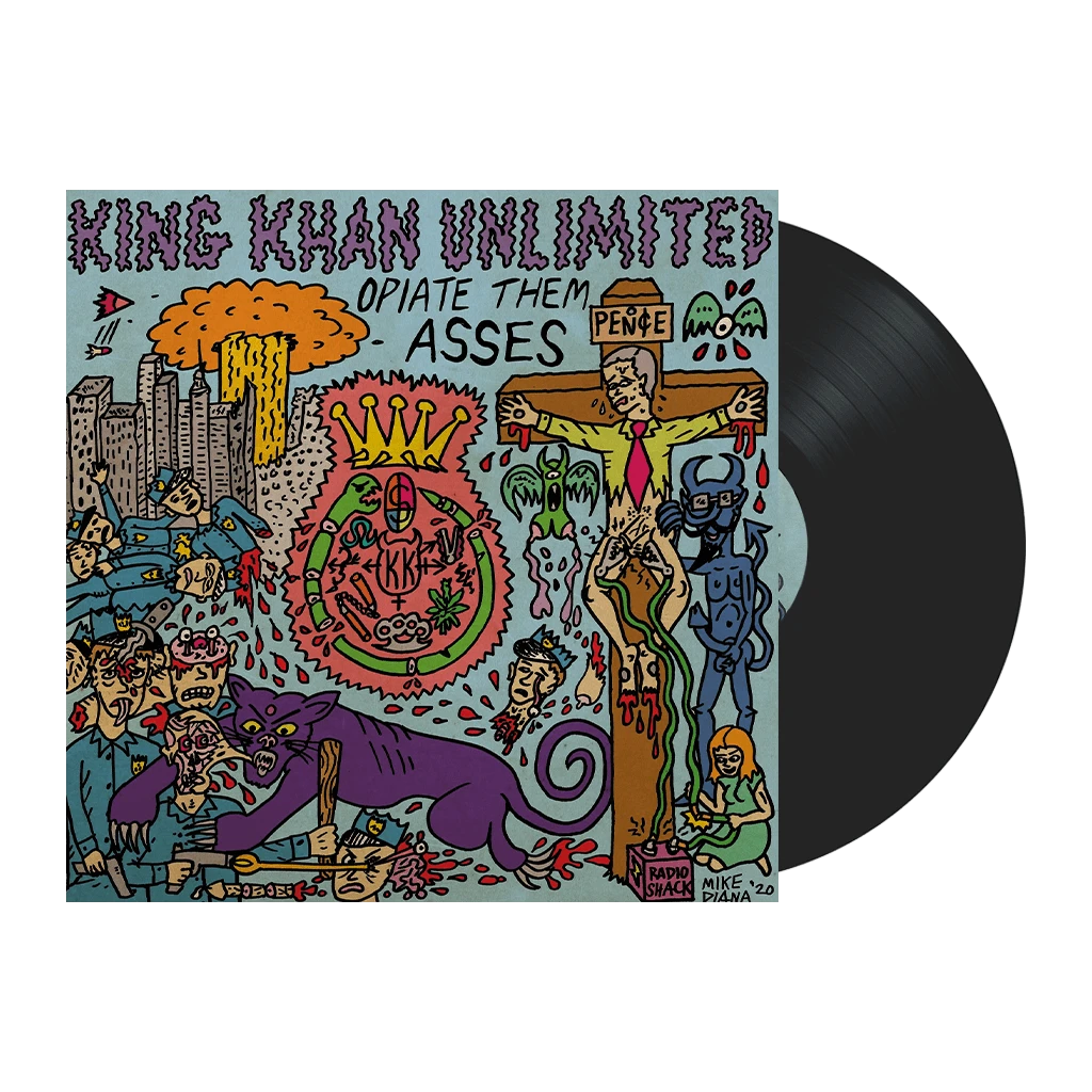 King Khan Opiate Them Asses 12" Vinyl New Merch 1 King Khan Opiate Them Asses 12" Vinyl New Merch