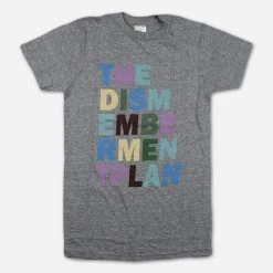 The Dismemberment Plan Rainbow Letters Grey Tri-Blend