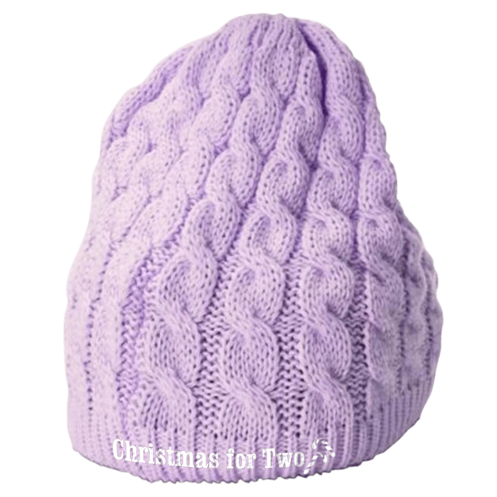 Tara Macri Christmas For Two Lavender Beanie New Merch 1 Tara Macri Christmas For Two Lavender Beanie New Merch