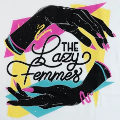 Autostraddle New Merch The Lazy Femmes Band Tee