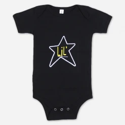 Ardent Music New Merch Big Star - Lil' Star Black One-Piece