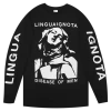 Lingua Ignota Disease Of Men Black Long Sleeve T-Shirt