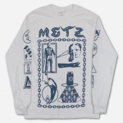 Metz Louis Colab White Long Sleeve T-Shirt