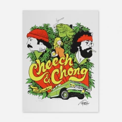 Cheech And Chong New Merch Still Smokin' Autographed Poster