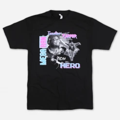 Mega Ran 90's Black T-Shirt