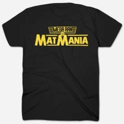 Mega Ran New Merch Mat Mania Black T-Shirt