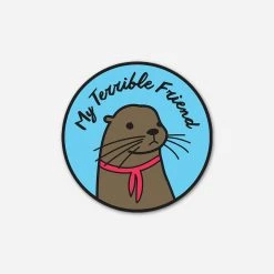 My Terrible Friend New Merch Sad Otter Pin