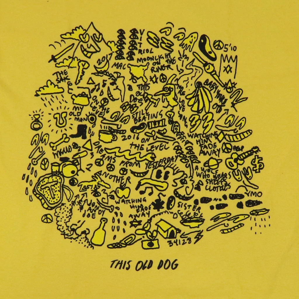Mac DeMarco This Old Dog Yellow T-Shirt New Merch 2 Mac DeMarco This Old Dog Yellow T-Shirt New Merch