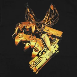 Mega Ran Gold Chain Black T-Shirt New Merch