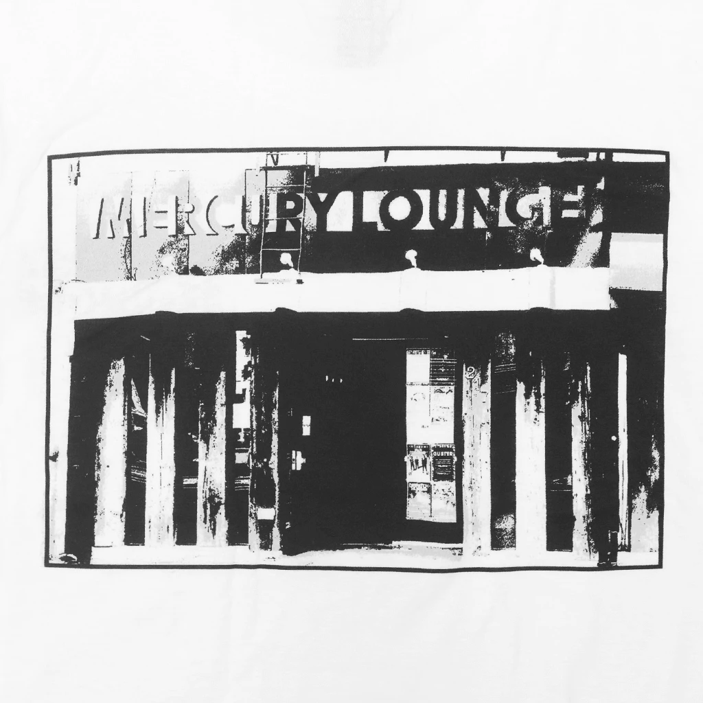 Mercury Lounge Mercury Entrance White T-Shirt New Merch 2 Mercury Lounge Mercury Entrance White T-Shirt New Merch