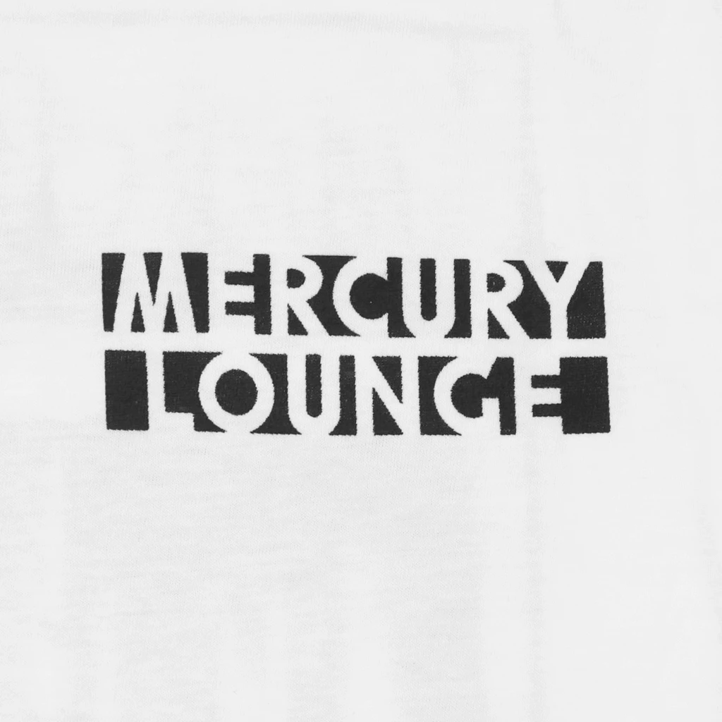 Mercury Lounge Mercury Entrance White T-Shirt New Merch 3 Mercury Lounge Mercury Entrance White T-Shirt New Merch