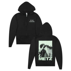 Metz Atlas Vending Black Zip Hoodie