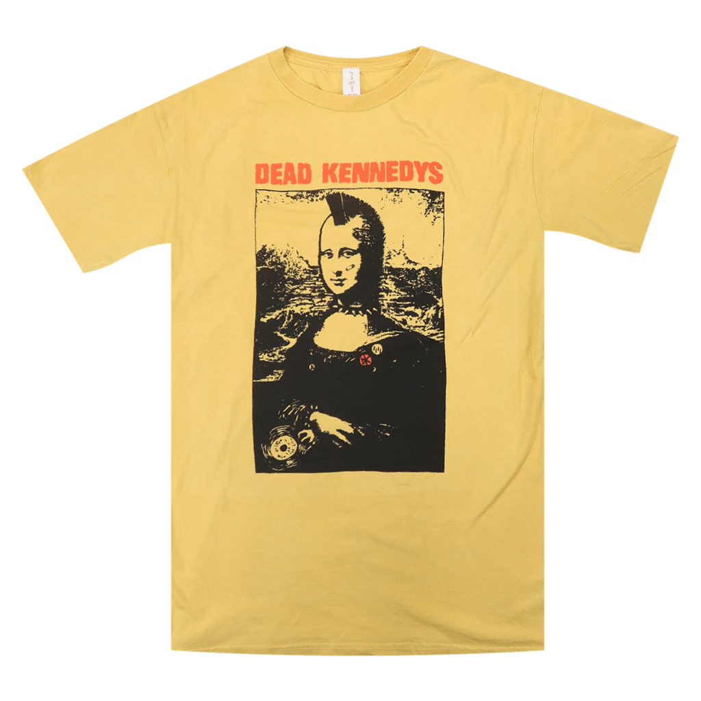 Dead Kennedys Mona Mohawk Mustard T-Shirt New Merch 1 Dead Kennedys Mona Mohawk Mustard T-Shirt New Merch