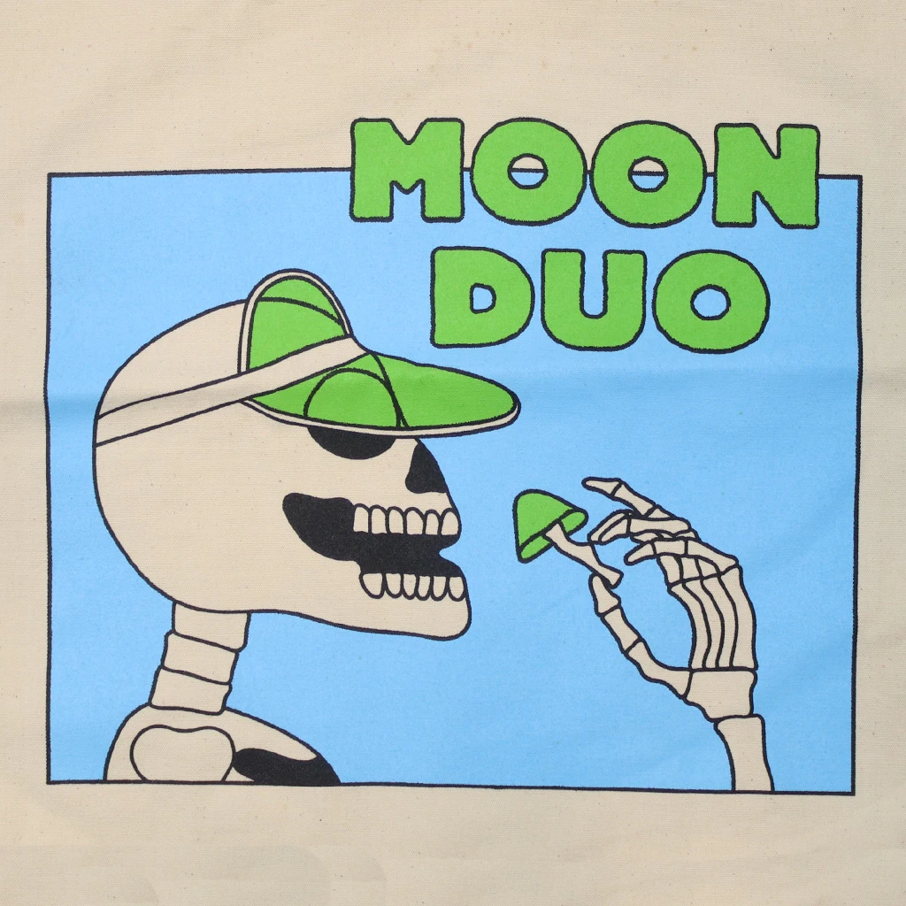 Moon Duo New Merch Skeleton Tote Bag 2 Moon Duo New Merch Skeleton Tote Bag