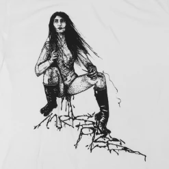 Mrs. Piss New Merch Caroline Vitelli White T-Shirt
