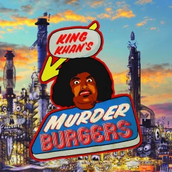 King Khan Murderburgers - White With Red Splatter 12" Vinyl