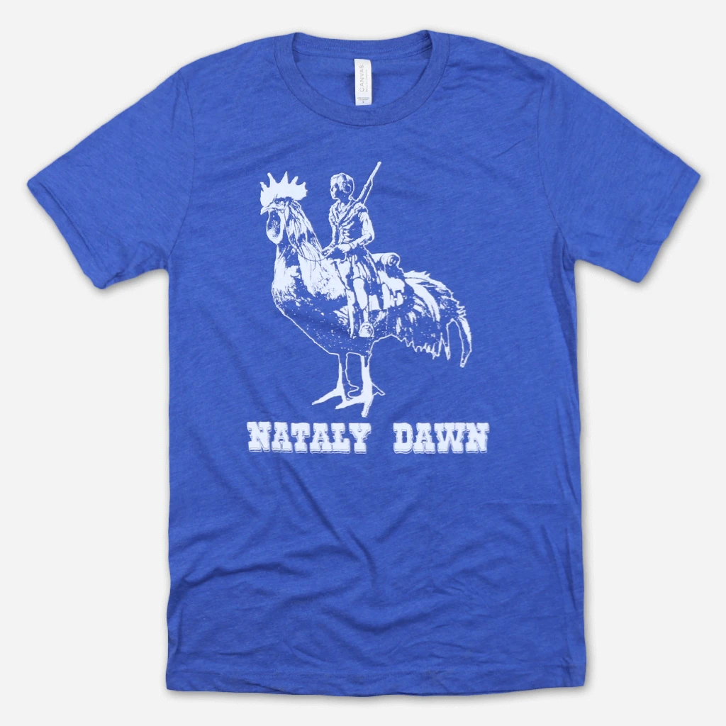 Nataly Dawn New Merch Giddy Up Royal Tri-Blend 1 Nataly Dawn New Merch Giddy Up Royal Tri-Blend