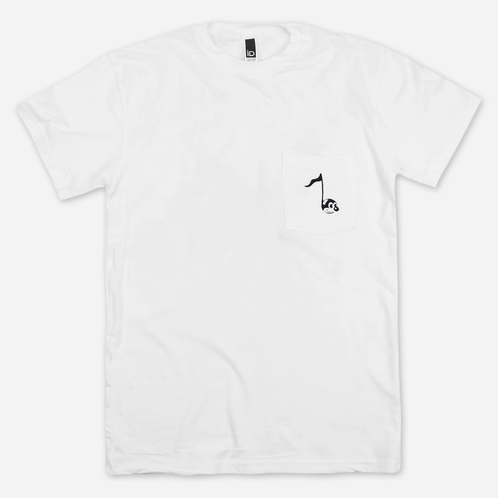 Neon Indian Annie Note White Pocket T-Shirt 2 Neon Indian Annie Note White Pocket T-Shirt