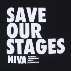 NIVA New Merch Save Our Stages T-Shirt