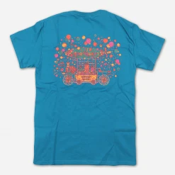 Northwest String Summit New Merch Bubble Machine Aqua T-Shirt 5 Northwest String Summit New Merch Bubble Machine Aqua T-Shirt