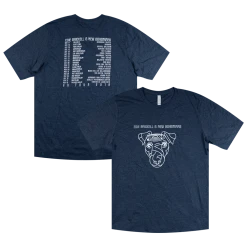 Edie Brickell & New Bohemians Rocket Tour Heather Navy T-Shirt New Merch